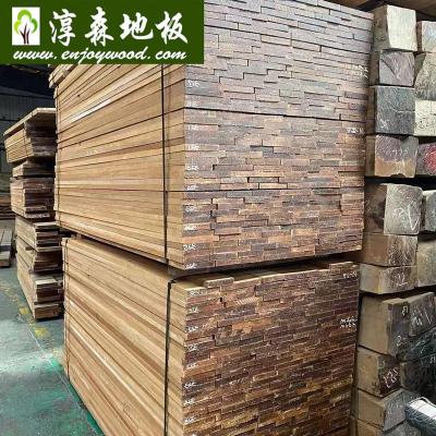 China Rustic Solid Teak Wood Raw Plank Burma Wood Panel For Flooring Veneer Wood Slab Raw Material for sale