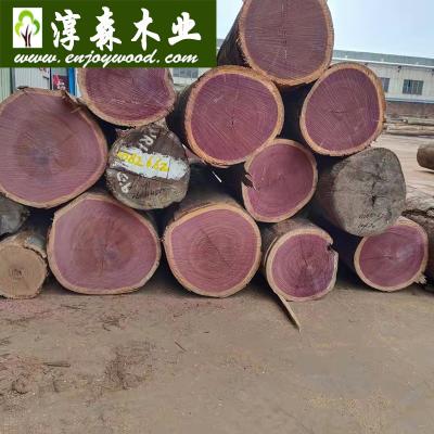 China Rustic Raw Board Decking Wood Slab Timber Furniture Wood Purple Heartwood Panel For Flooring Veneer Wood Slab Raw Material for sale