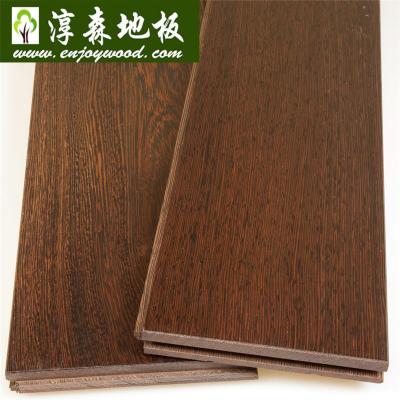 China Modern Solid Africa Wenge Wood Flooring Dark Color Wood Flooring Black Color Wood Flooring for sale