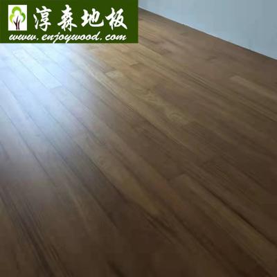 China Real Modern Solid Africa Teak Hardwood Flooring Gold Color Okan Kompass Solid Wood Flooring Iroko Wood Flooring for sale