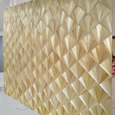 China Modern Art Straw Marquetry Furniture Panel Art Straw Picture Inlay Craft Wall Panel for sale