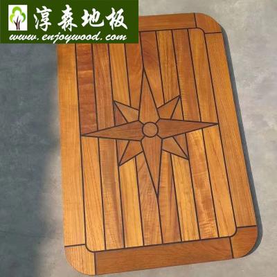 China Sienna GL8 Alphard 8mm Thick Modern Teak Tauari Jatoba Merbau Burma Wooden Floor MPV RV Flooring Yacht Wood Flooring for sale