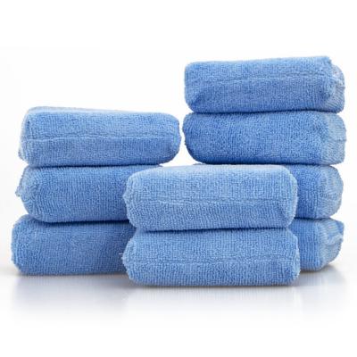 China Viable Pad Wax Car Microfiber Aplicadora Sponja Sponge Cleaning Sponge for sale