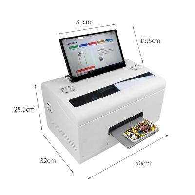 China Smart Color A5 Size Mobile Case And Mobile Back Film UV Printer With XP600 Head for sale