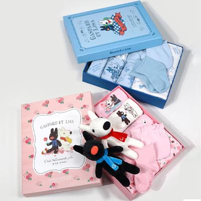 China Recyclable Good Prices Newborn Baby Clothing Jars Gift Packaging Empty Box For Babies Boy Girls Clothes for sale