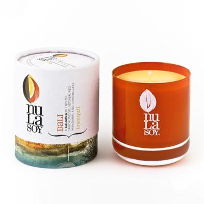 China Cardboard Packaging Candle Jar Tube Cylinder Candle Biodegradable Cheap Liner Round Empty Large Box With Lid for sale