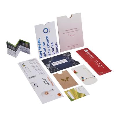 China 100% Eco-friendly Other Product Manual Sim Card Cover Hang Tag Greeting Card Custom Packaging And Printing for sale