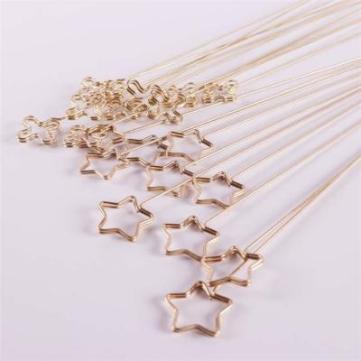 China Fashion Wholesale Cheap Price 4 Designs Wrapping Decoration Gold Metal Flower Card Holder Flip for sale