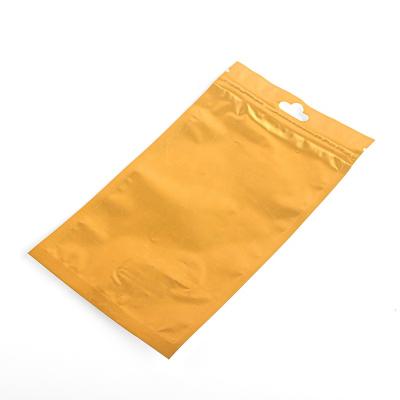 China Colorful Transparent Barrier Front Metallic Mylar Small Jewelry Ziplock Bag Bag With OEM Logo for sale