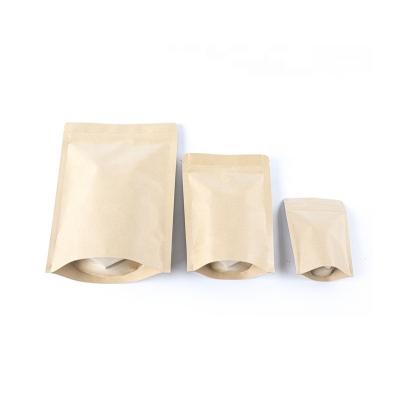 China Recyclable K-seal Paper Packaging Bag Stand Plastic Packaging Bag Bottom Pouch With Durable Zipper for sale