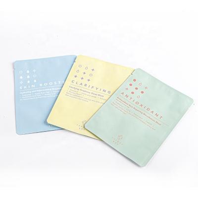 China Barrier Digital Printing Custom Logo Cosmetic Plastic Facial Mask Packaging Bags for sale