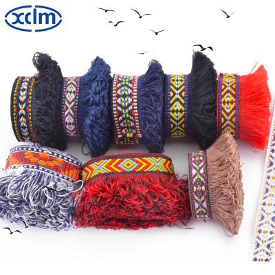 China High tenacity handmade clothing headwear accessories DIY lace colorful jacquard lace for dress for sale