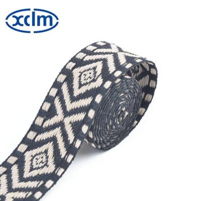 China Custom machine woven decorative clothing accessories thickened high tenacity cotton ribbon belt webbing ribbon spot direct sales for sale