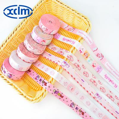 China Tops best selling tenacity 2022 plain weave 100% polyester woven color ribbons for decoration and clothing for sale