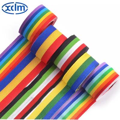 China High Tenacity Dongyang Suppliers Dierct Delivery Plain Weave 100% Polyester Woven Color Ribbons For Decoration for sale