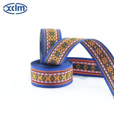 China Sustainable Decorative Jacquard With Bright Eco-friendly Woven Sash And Colorful Sash Clothing Accessories for sale