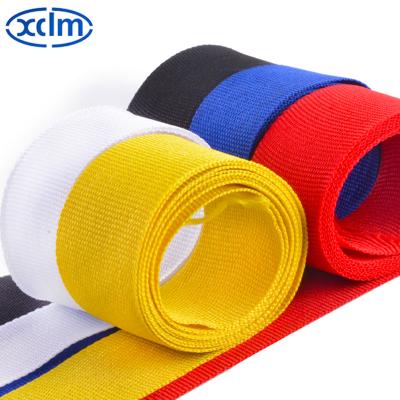 China 100% Single Side Wrap High Tenacity Support Multi Sizes Polyester Webbing Customization For Knitting And Dressing for sale