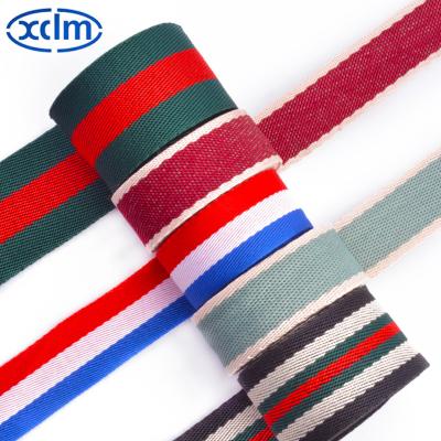 China High tenacity hot sale high quality100% polyester plasticity webbing pattern stereoscopic stripe with side band for sale