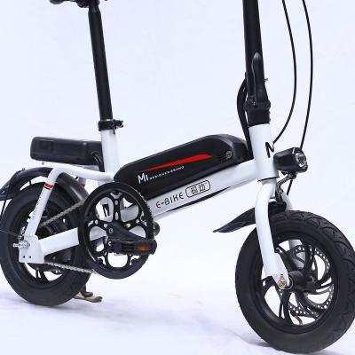 China Aluminum Alloy Wheel Folding Electric Bike Motor Front Fork M1 Standard Edition Scooter Bike High Carbon Steel Hard Small Battery for sale