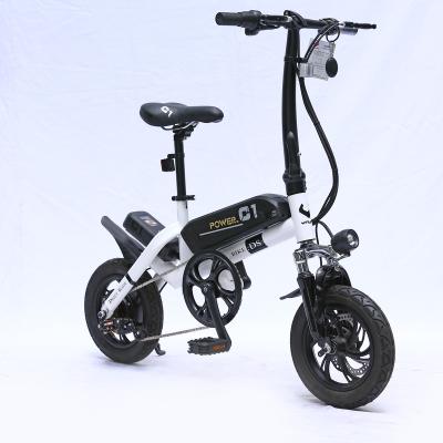 China Hot Selling Exquisite Appearance Aluminum Alloy C1MAX 2021 Folding Electric+Bicycle Supplier for sale