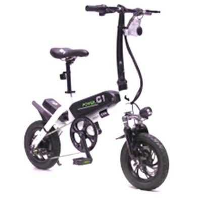 China Hot Selling Supplier C1 Max aluminum alloy folding with head light, high elastic saddle and double disc brake for sale