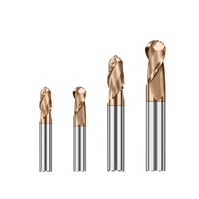 China Factory 2T E450/E500/E550/E600/E650/SUS Original Factory 2T End Mills Milling Cutter Ball Nose Router Bits Sharp And Wear Resistant for sale