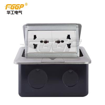 China 20a Raised Pop Up Electrical Floor Socket With LAN And Voice for sale