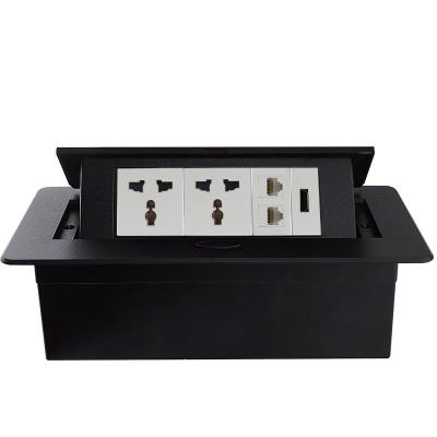 China 20 Amps 250V Table Pop Up Outlets With Aluminium Alloy Cover for sale