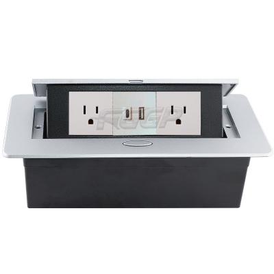 China 10A Multifunction Hidden Desktop Power Socket Pop Up Table Socket Outlet for sale