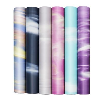 China Unique Textures Design For Anti Slip Printed Rubber Yoga Mat PU Non Slip Yoga Mat Non Slip Artistic High Quality Exercise Mat Custom Logo Hot Yoga for sale