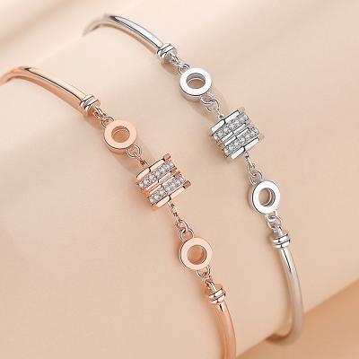 China High Sense 925 Sterling Silver Casual/Sporty Bracelet Female Couple Bracelet Girlfriends Bracelet for sale