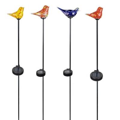 China Waterproof Garden Decoration Stake Bird Stick Ball LED Solar Garden Light for sale