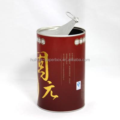 China Handmade Waterproof CMYK Printed Paper Tube Dried Fruit Tube Packaging Box for sale