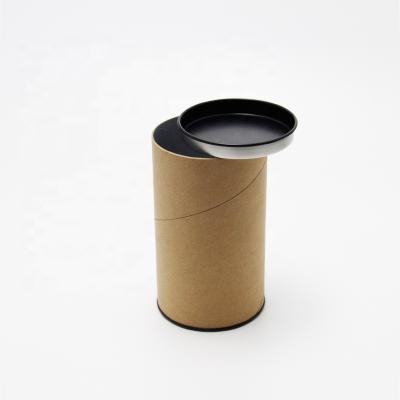 China Gift Food Paper Tube Packaging Small With Aluminum Coated Kraft Paper Tube Container for sale