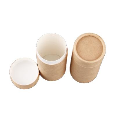 China Small Cardboard Paper Tube Lift Up Deodorant Recyclable Packaging Containers With Paper Top Lid for sale