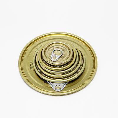 China 75MM Wine Bottle Tube Metal Lid Child Safe Gold Color Customized Printing Tin Lid for sale