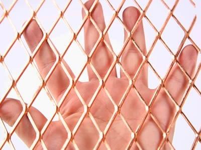 China Superfine knitted pure micron copper braided metal wire mesh for chimney hats, animal guardrails for sale