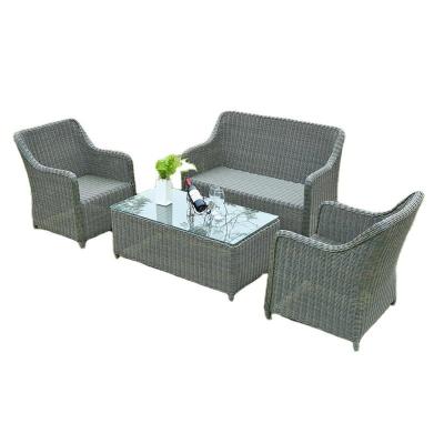 China Modern Design Modern Outdoor Furniture Factory Rattan Restaurant Wicker Dining Tables And Chairs for sale