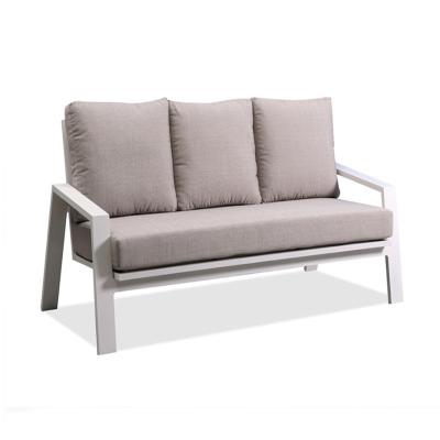 China Modern Outdoor Modular Outdoor Sofa Furniture Metal T-back Metal T-back Sofa Garden Weather-Resistant Aluminum Steel Outdoor Sofa for sale