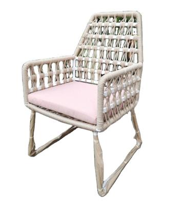 China Classic Outdoor Modern Outdoor Aluminum Rattan Furniture Rattan Style Chair Garden Plant Chair for sale