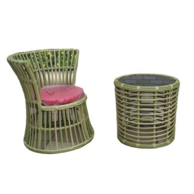 China Classic Rattan Patio Wicker Dining Table Set Garden Conversation Sofa Outdoor Furniture Rattan Chair Set for sale