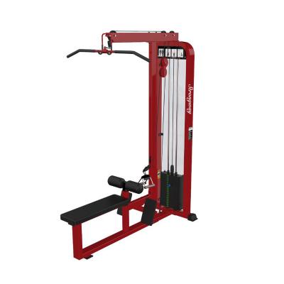 China Commercial Use Gym Fitness Equipment Machine Pin Loaded Strength Machine Lat Film Advancement With Weight Stack for sale