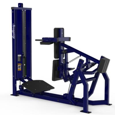 China Commercial Safety Fitness Equipment Double Weight Stack V-Squat Machines Gym Equipment for sale