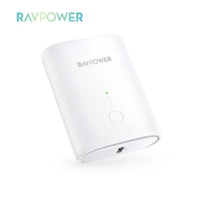 China Low Heating Portable RAVPower 10000mAh PD18W Power Bank Charger 10000mah Credit Card Size Small Power Bank for sale