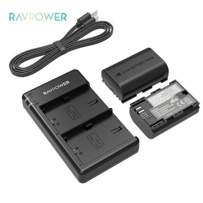 China RAVPower RP BC003 LP E6 Convenient Charger Camera with Camera Battery Suitable for Canon EOS 5DS R 5D Mark II 5D III 6D 7D 70D Cameras for sale