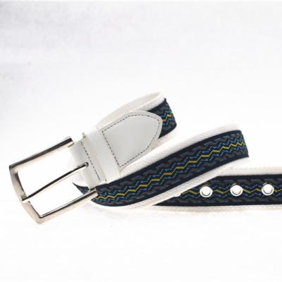 China 2021 Hot Sale New Design Pin Buckle National Style Canvas Cotton Belt China Belt for sale