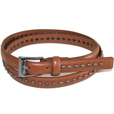 China New Design ALLOY Material Woman Belt PU Lady Belt Thin Rivet Belt Fashion Hot Selling for sale