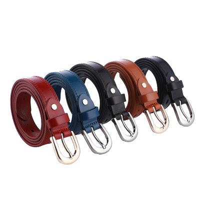 China Fashion Custom Design OEM Color Genuine Leather Fashion Lady Belt For Whipping Female Full Grain Women Leather for sale