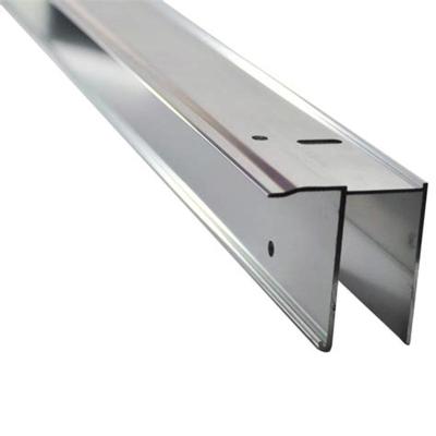 China Modern Aluminum Glass Bathroom Track Accessories Polished Aluminum Extrusion Profile For Shower Room Profile for sale