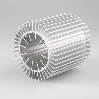 China Aluminum Extrusion Heatsink Aluminum Profile Zipper Fin Heatsink Heatsink For LED Light for sale